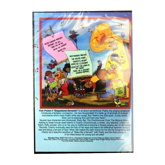 Psalty the Singing Songbook Singalong Fun Sensational Servants Kids Praise DVD - Picture 2 of 3